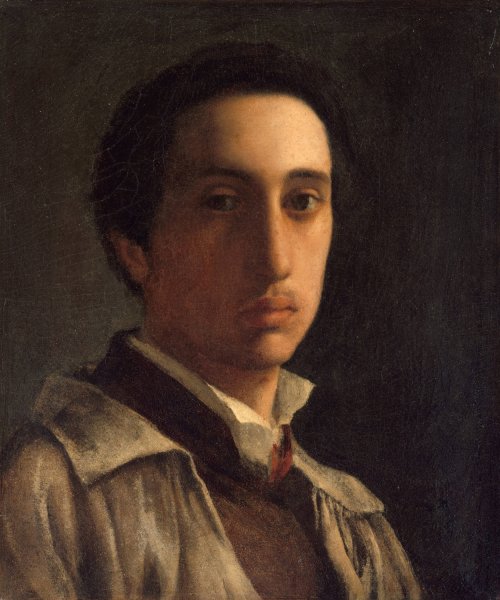 Self-Portrait  by Edgar Degas - Hand-Painted Oil Painting Reproduction