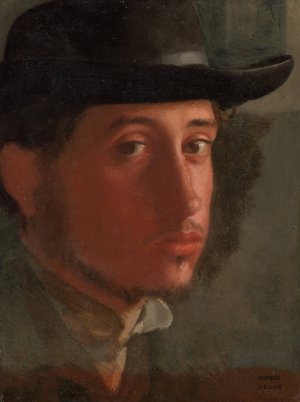 Self-Portrait by Edgar Degas Oil Painting