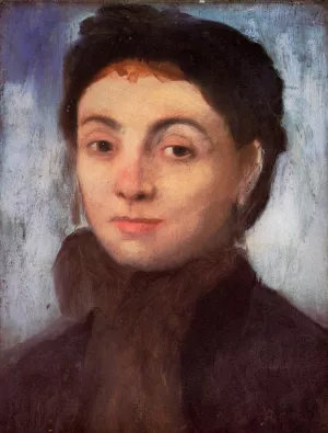 Study for the Portrait of Josephine Gaujean by Edgar Degas - Oil Painting Reproduction