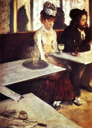 The Absinthe Drinker by Edgar Degas - Oil Painting Reproduction