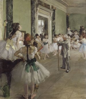 The Ballet Class by Edgar Degas Oil Painting
