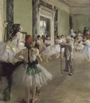 The Ballet Class by Edgar Degas Oil Painting