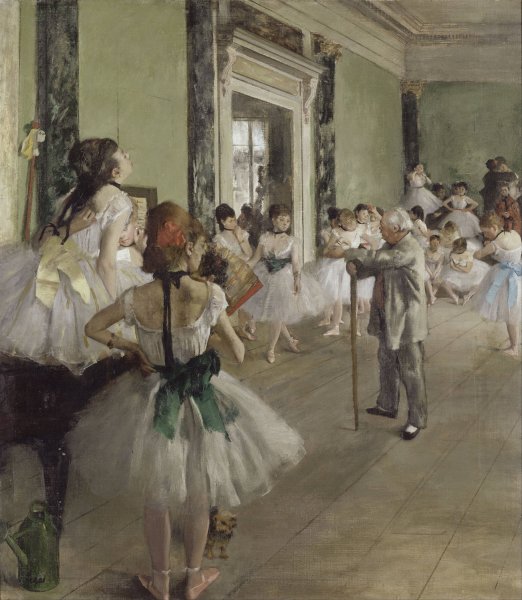 The Ballet Class by Edgar Degas - Hand-Painted Oil Painting Reproduction