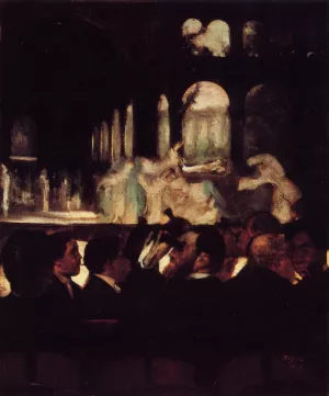 The Ballet from 'Robert la Diable' by Edgar Degas Oil Painting