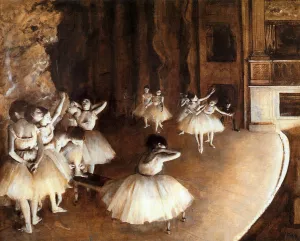 The Ballet Rehearsal on Stage