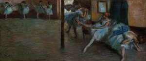 The Ballet Rehearsal by Edgar Degas Oil Painting