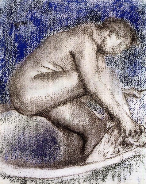 The Bath 2 by Edgar Degas - Hand-Painted Oil Painting Reproduction