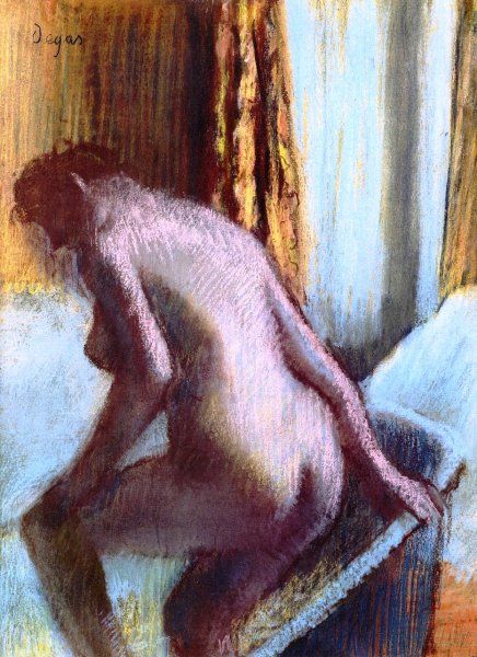 The Bath by Edgar Degas - Hand-Painted Oil Painting Reproduction