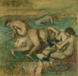 The Bathers by Edgar Degas Oil Painting