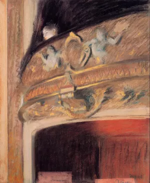 The Box at the Opera by Edgar Degas - Oil Painting Reproduction