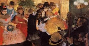 The Cafe Concert by Edgar Degas - Oil Painting Reproduction