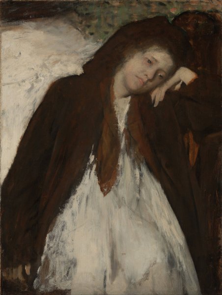 The Convalescent by Edgar Degas - Hand-Painted Oil Painting Reproduction