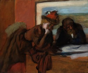 The Conversation by Edgar Degas Oil Painting