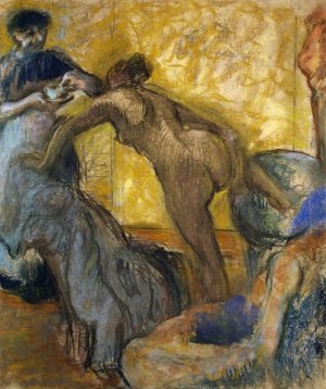The Cup of Hot Chocolate by Edgar Degas Oil Painting