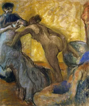 The Cup of Hot Chocolate by Edgar Degas Oil Painting