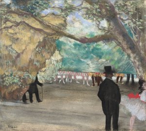 The Curtain by Edgar Degas Oil Painting