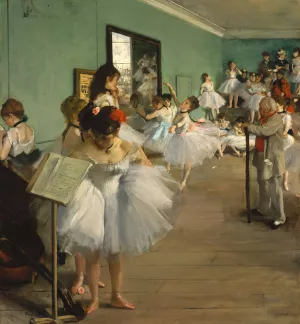 The Dance Class by Edgar Degas Oil Painting