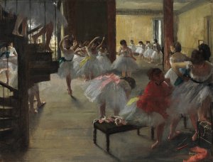 The Dance Class by Edgar Degas Oil Painting