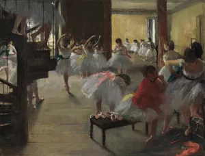 The Dance Class by Edgar Degas Oil Painting