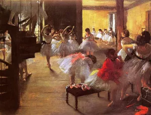 The Dance Class Oil painting by Edgar Degas