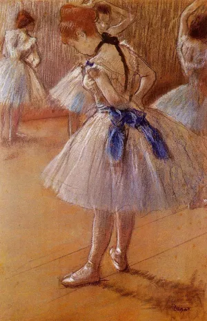 The Dance Studio by Edgar Degas - Oil Painting Reproduction