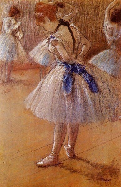 Main Product Photo of The Dance Studio Painting by Edgar Degas