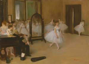 The Dancing Class by Edgar Degas Oil Painting