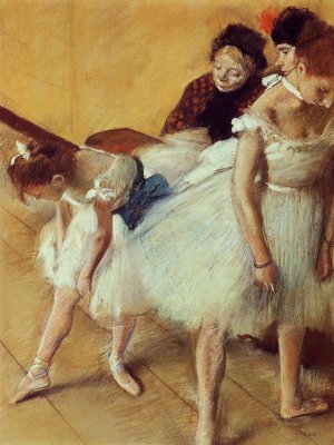 The Dancing Examination by Edgar Degas Oil Painting
