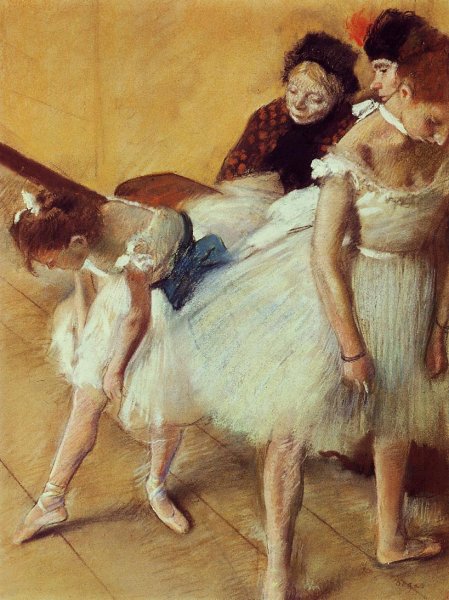 The Dancing Examination by Edgar Degas - Hand-Painted Oil Painting Reproduction