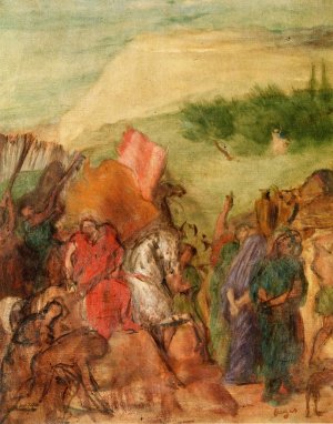 The Daughter of Jephta Study by Edgar Degas Oil Painting
