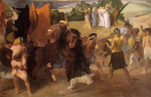 The Daughter of Jephtha by Edgar Degas Oil Painting