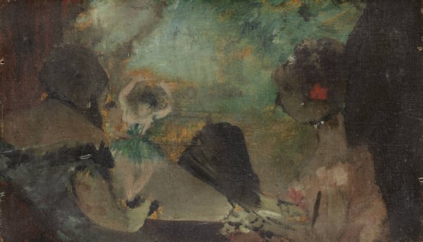 The Loge  by Edgar Degas - Hand-Painted Oil Painting Reproduction