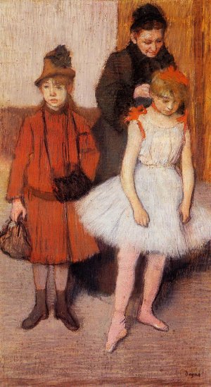 The Mante Family by Edgar Degas Oil Painting