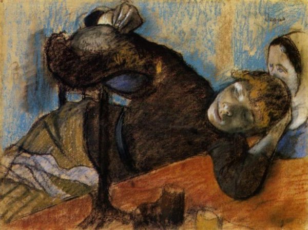 The Milliner by Edgar Degas - Hand-Painted Oil Painting Reproduction