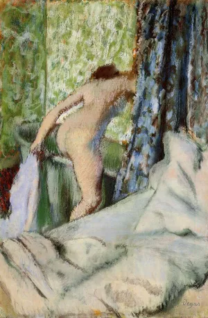The Morning Bath Oil painting by Edgar Degas
