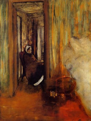 The Nurse by Edgar Degas Oil Painting