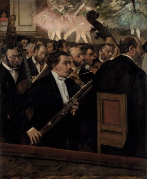 The Orchestra At The Opera by Edgar Degas Oil Painting