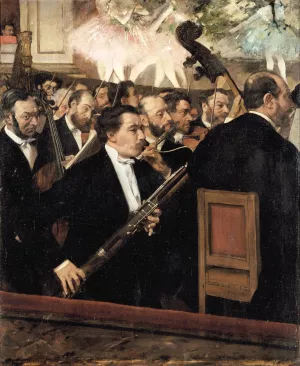 The Orchestra of the Opera painting by Edgar Degas