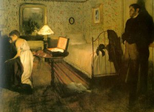 The Rape by Edgar Degas Oil Painting