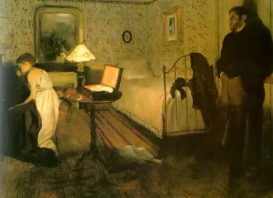 The Rape by Edgar Degas Oil Painting