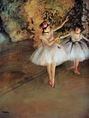 The Rehearsal on Stage painting by Edgar Degas