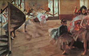 The Rehearsal painting by Edgar Degas