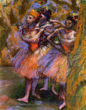 Three Dancers 2 by Edgar Degas Oil Painting