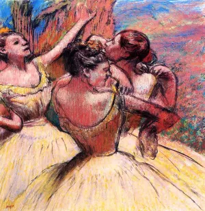 Three Dancers 3 Oil painting by Edgar Degas