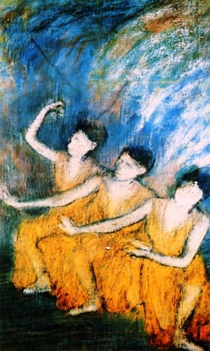 Three Dancers 4 by Edgar Degas Oil Painting