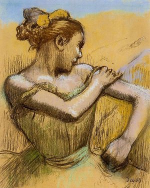 Torso of a Dancer by Edgar Degas Oil Painting