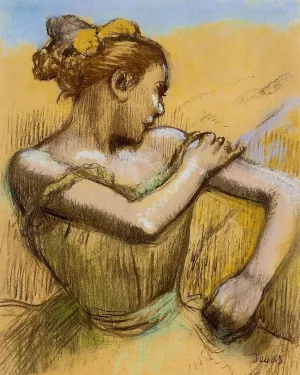 Torso of a Dancer by Edgar Degas Oil Painting