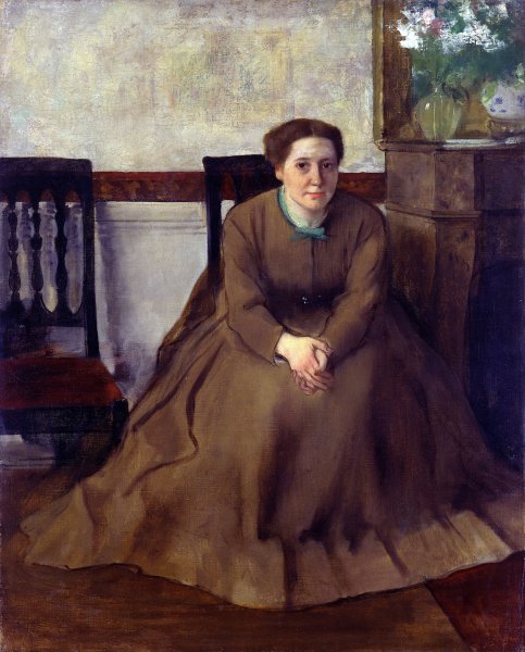 Victoria Dubourg by Edgar Degas - Hand-Painted Oil Painting Reproduction