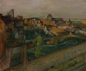 View of Saint-Valery-sur-Somme by Edgar Degas Oil Painting