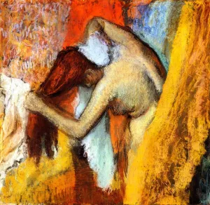 Woman at Her Toilette 3 by Edgar Degas Oil Painting